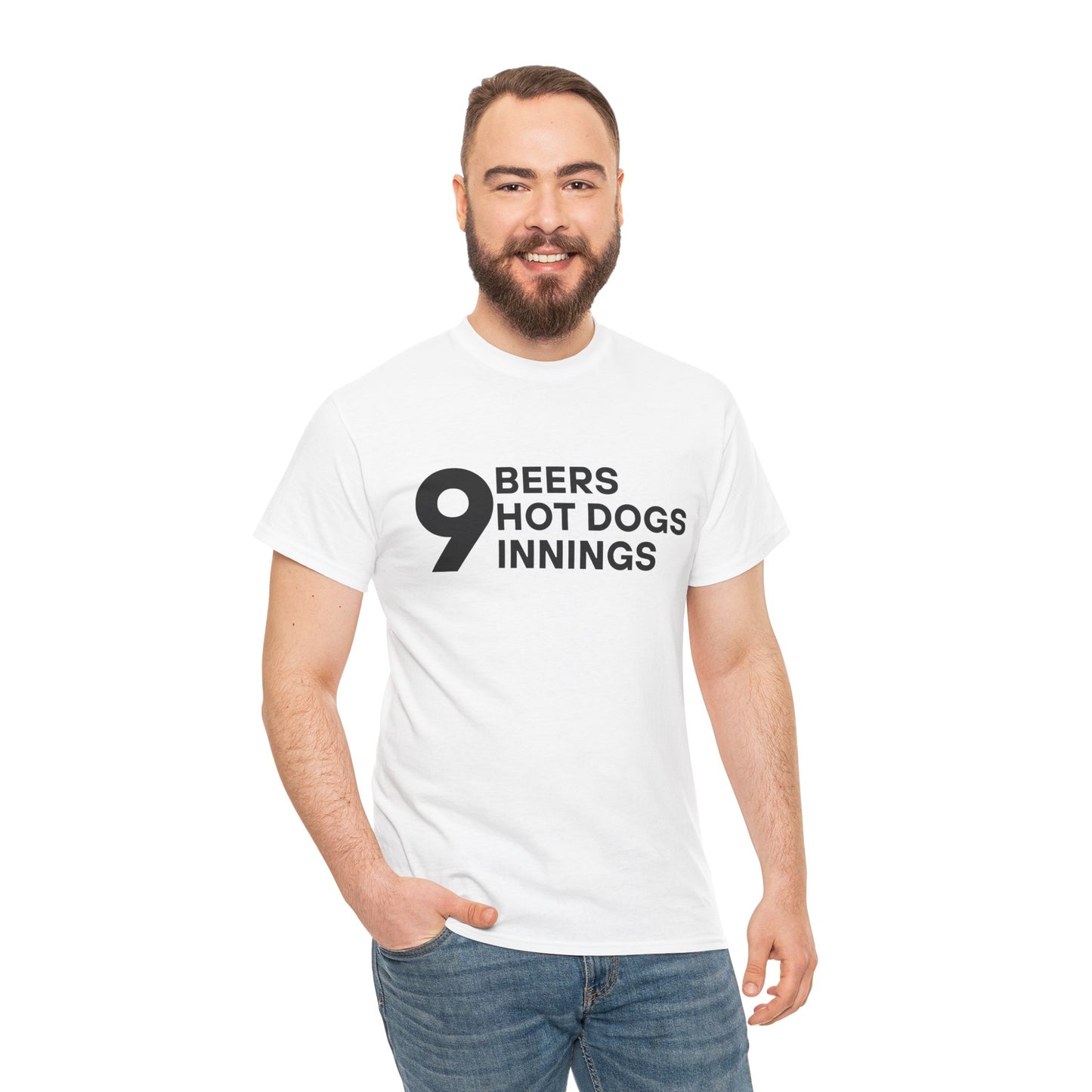 9 Beers, Hot Dogs, Innings T-Shirt