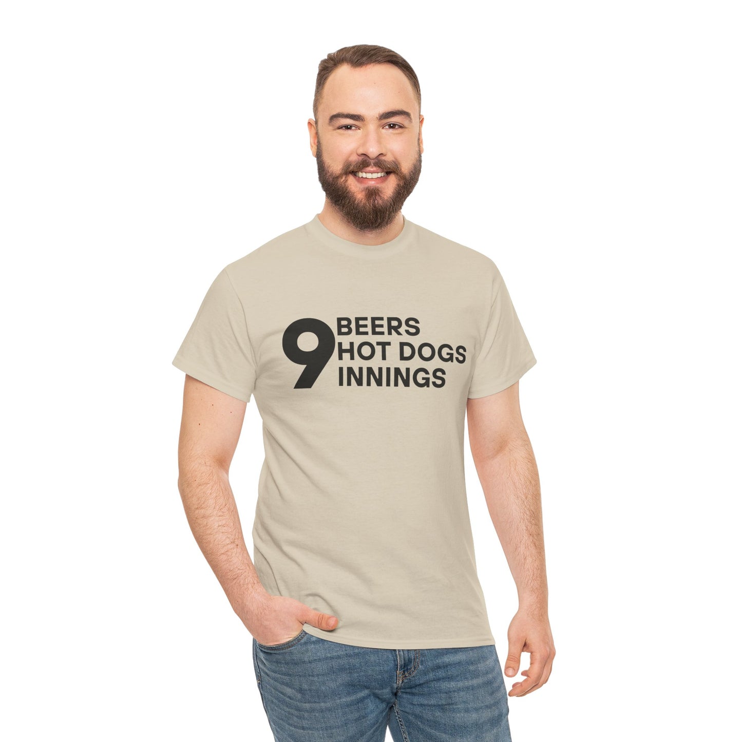 9 Beers, Hot Dogs, Innings T-Shirt