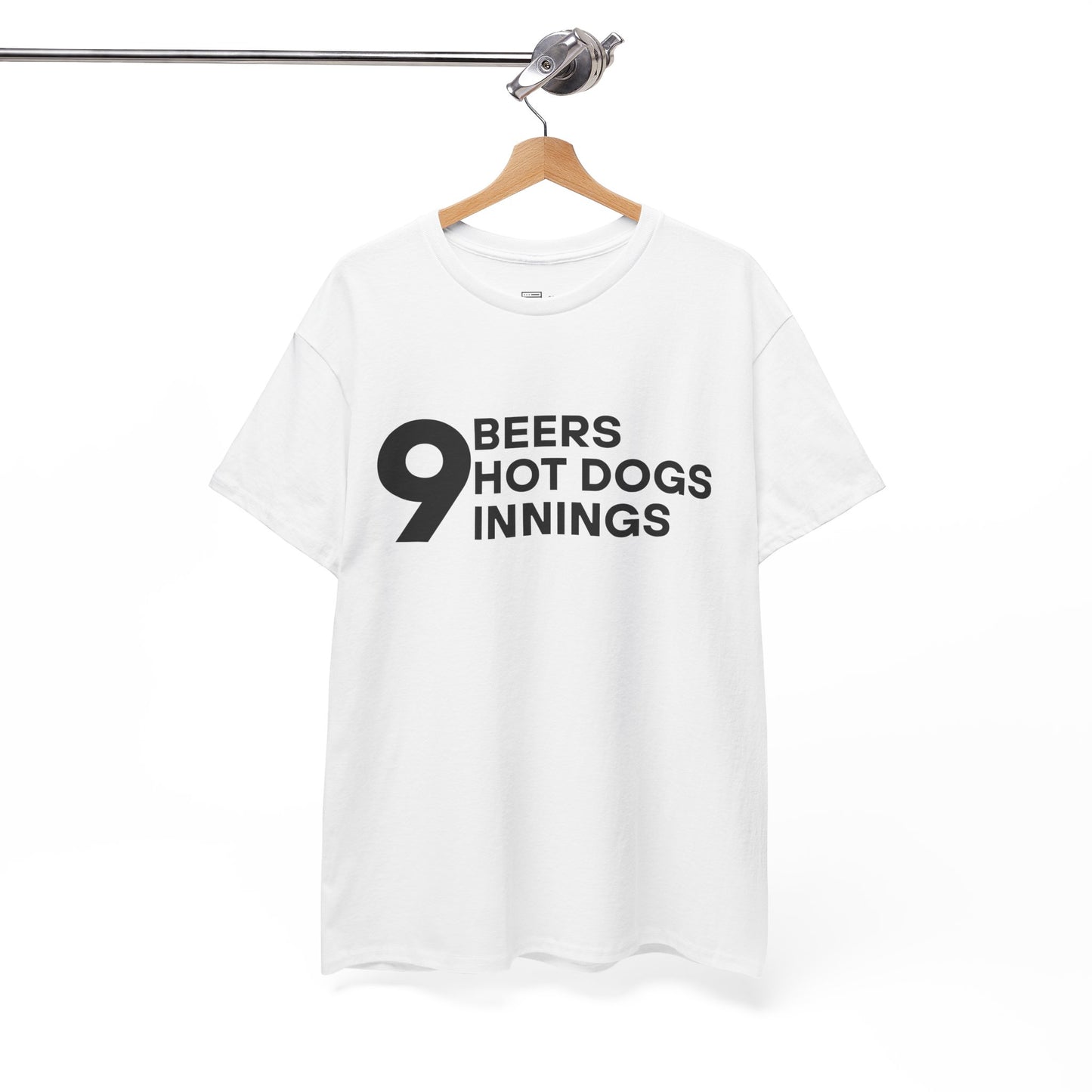 9 Beers, Hot Dogs, Innings T-Shirt