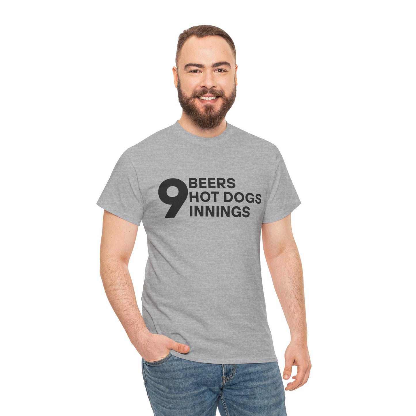 9 Beers, Hot Dogs, Innings T-Shirt